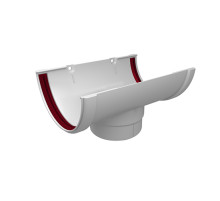 Воронка Классика 120/90мм ПВХ Grand Line RAL 9003 белый