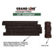Фасадная панель Grand Line Сланец Классика шоколадный